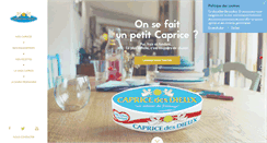 Desktop Screenshot of capricedesdieux.com